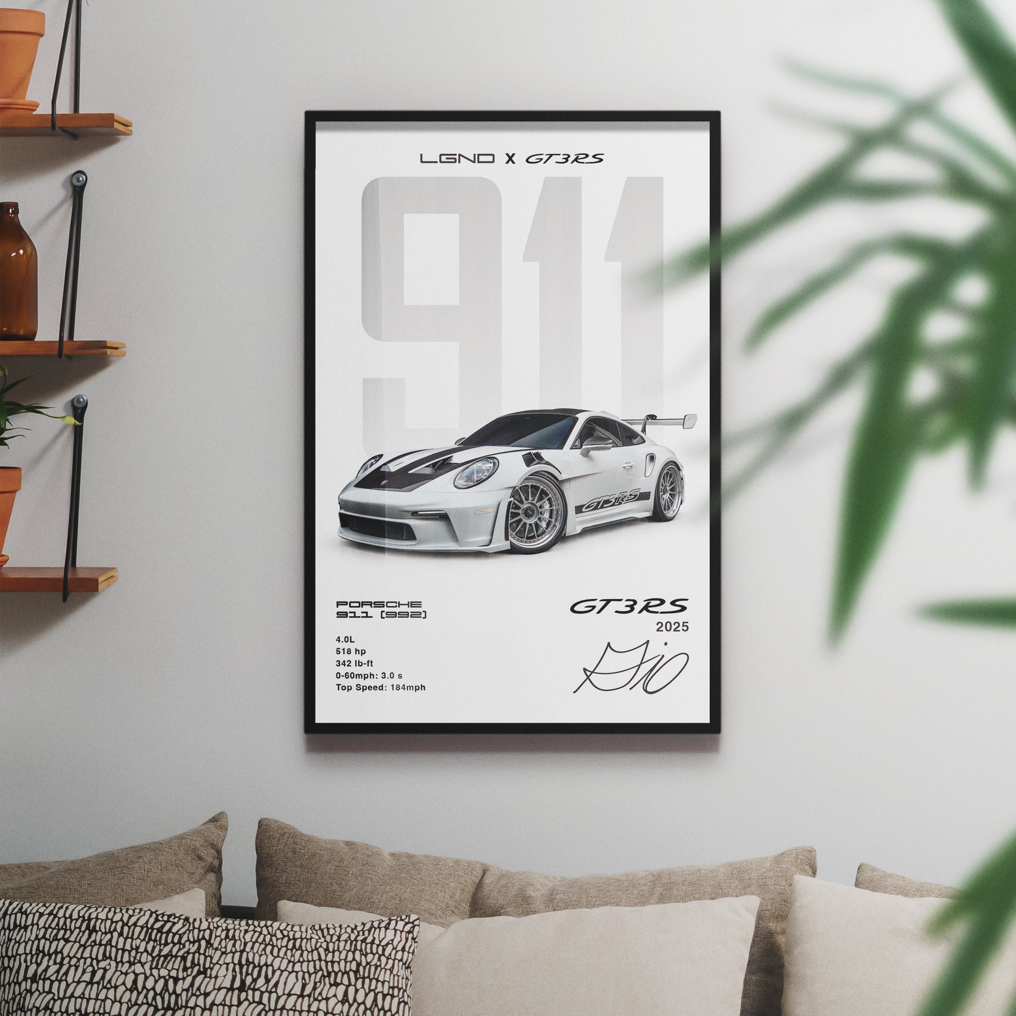 GT3RS 911 Spec Collector’s Print