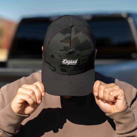 Limited Black Camo Hydro-Snapback Hat secondary image