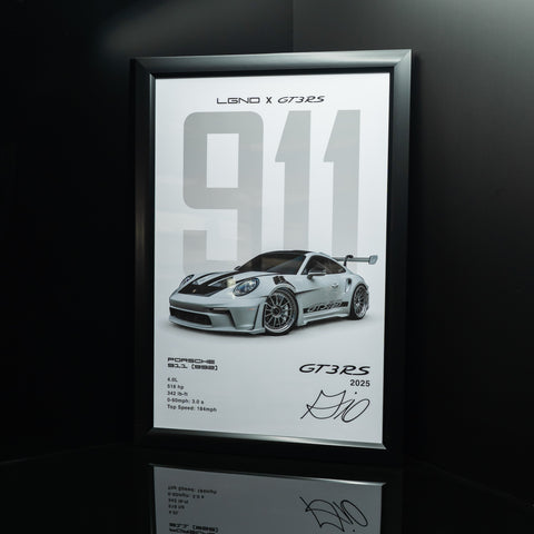 GT3RS 911 Spec Collector’s Print