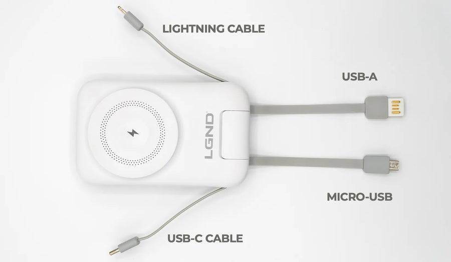 4 Built-In Charging Cables