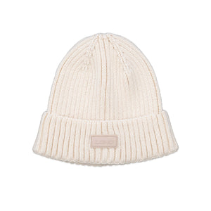 Tan Jacquard Beanie