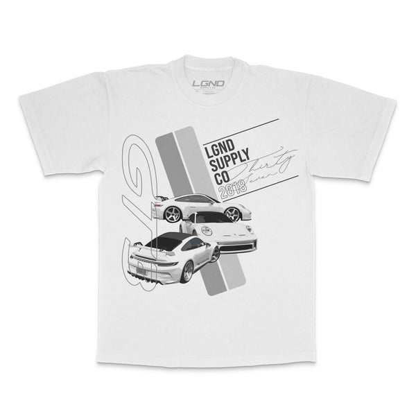 White Stripe Tee