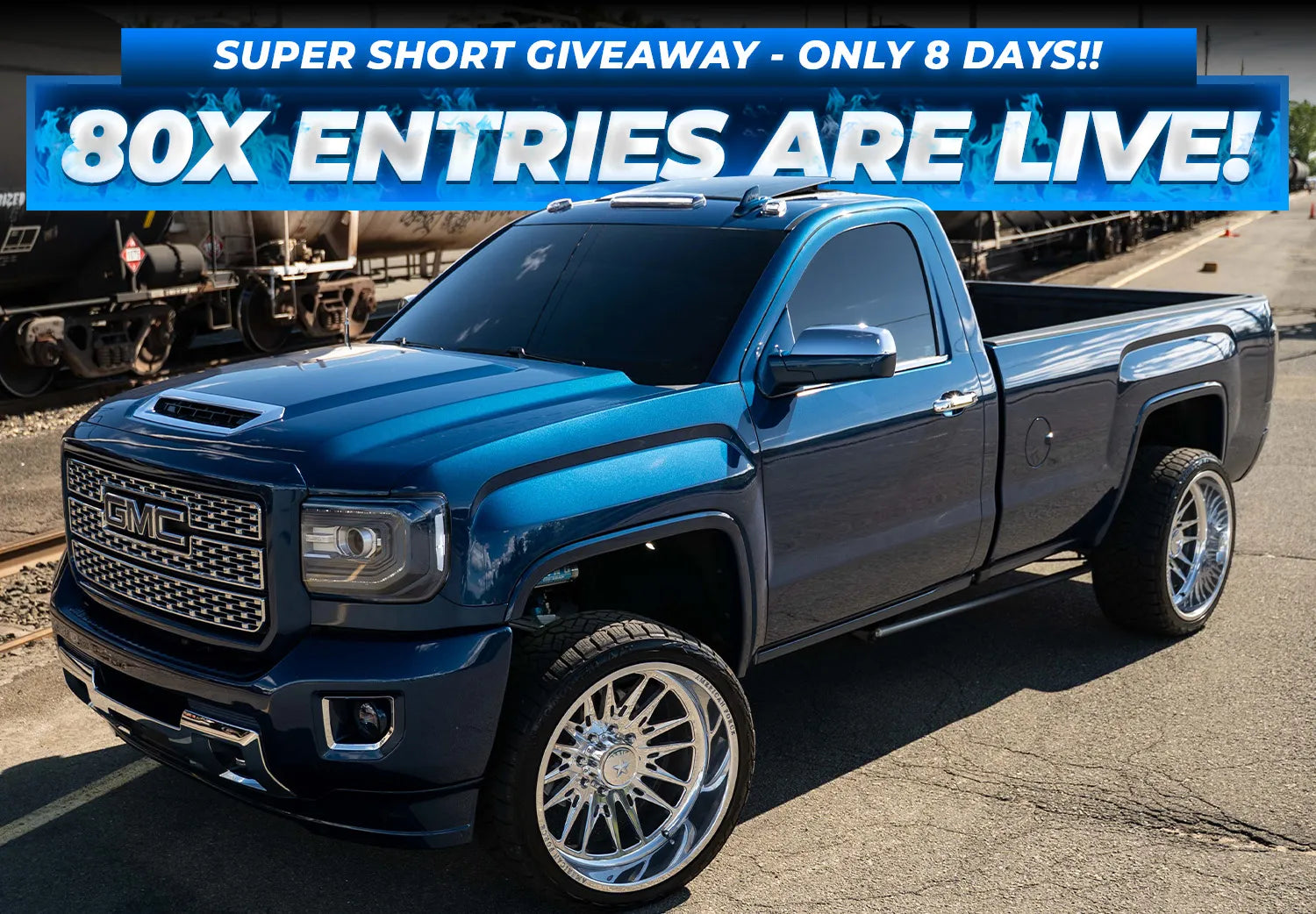 WIN THIS 800HP SINGLE-CAB DURAMAX + $15,000 FOR TAXES & FEES!!