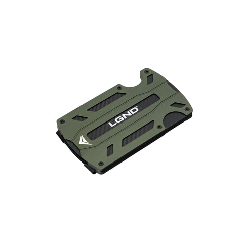 Tactical Wallet - Aircraft Grade Aluminum - Military Green
