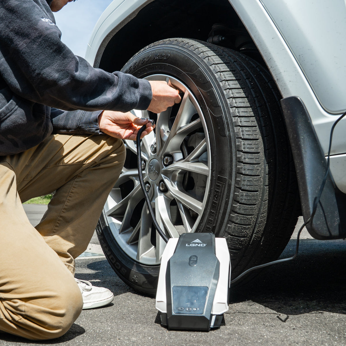Emergency Roadside Tire Inflator