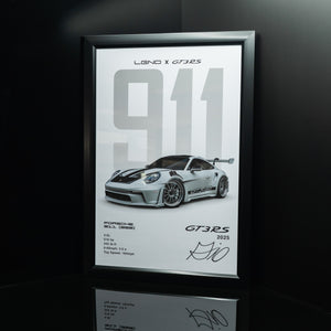 GT3RS 911 Spec Collector’s Print