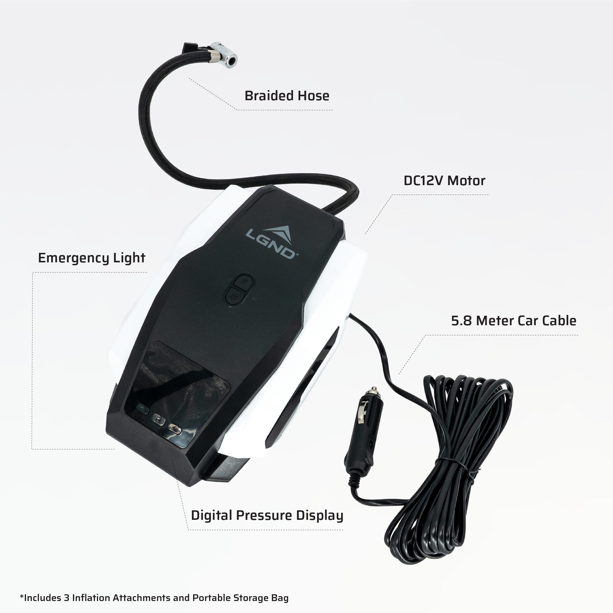 Emergency Roadside Tire Inflator