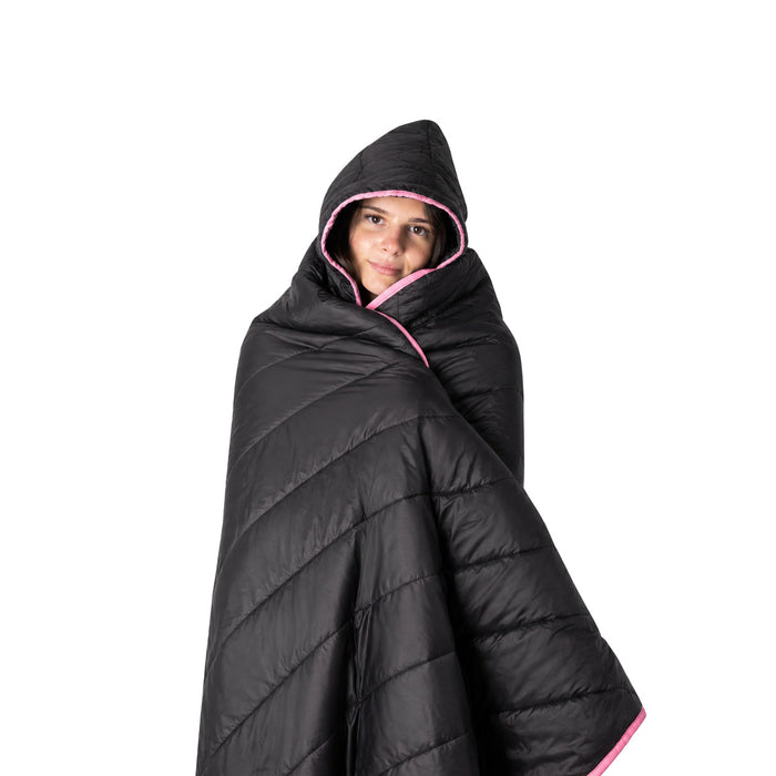 Hooded Blanket - Black Orchid