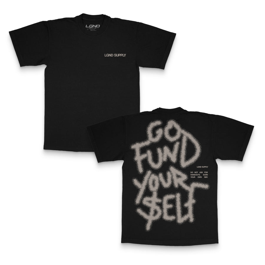Fund Yourself Tee - Black