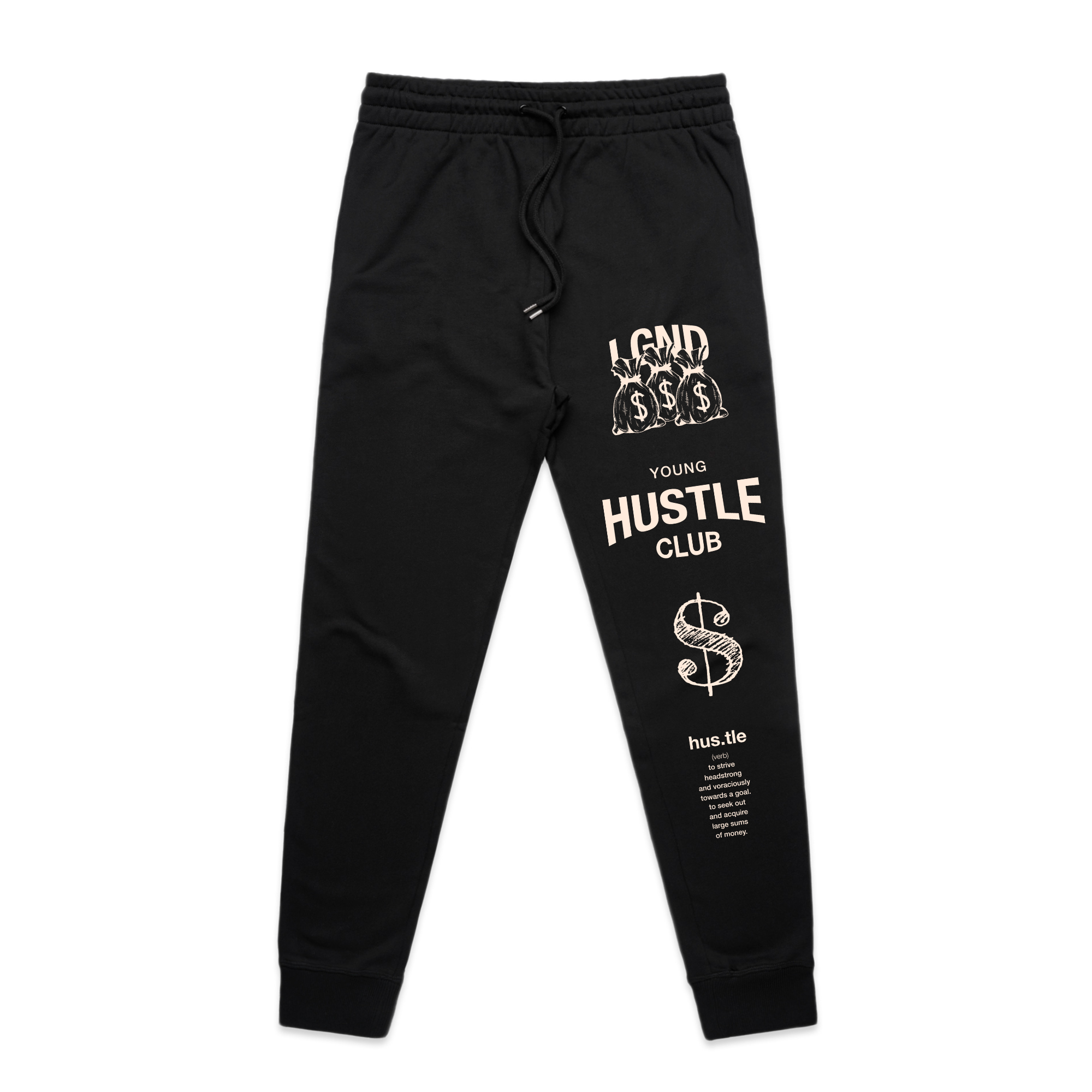 Hustle Club Joggers | Black