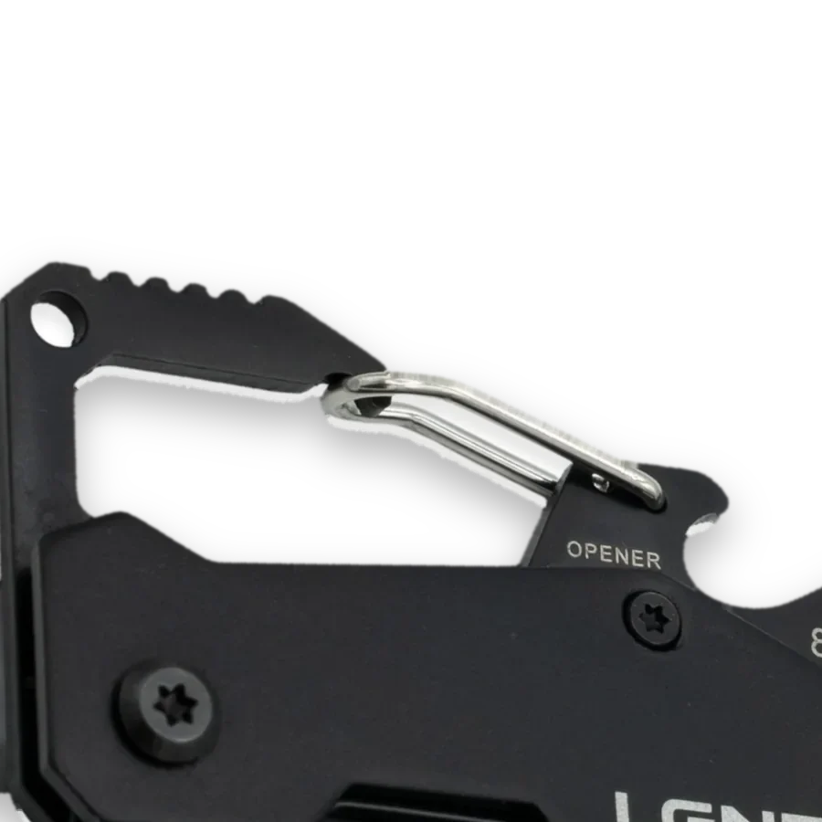 Bottle opener and carabiner