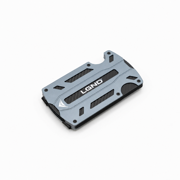 Tactical Wallet — Aircraft-Grade Aluminum - Deep Sea